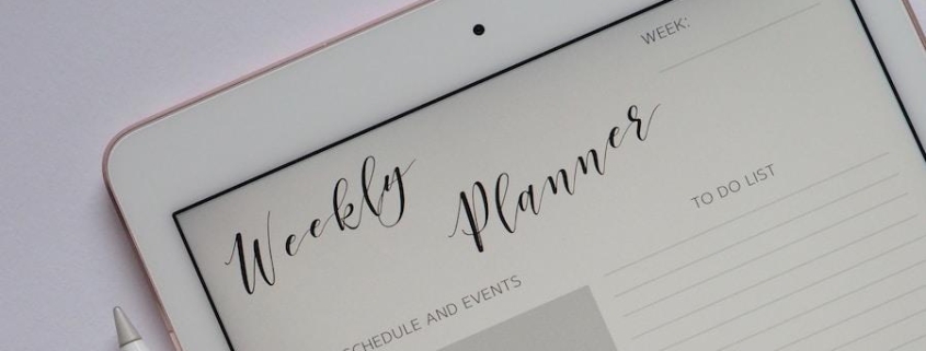 flat lay photography of turned-on silver iPad beside Apple Pencil