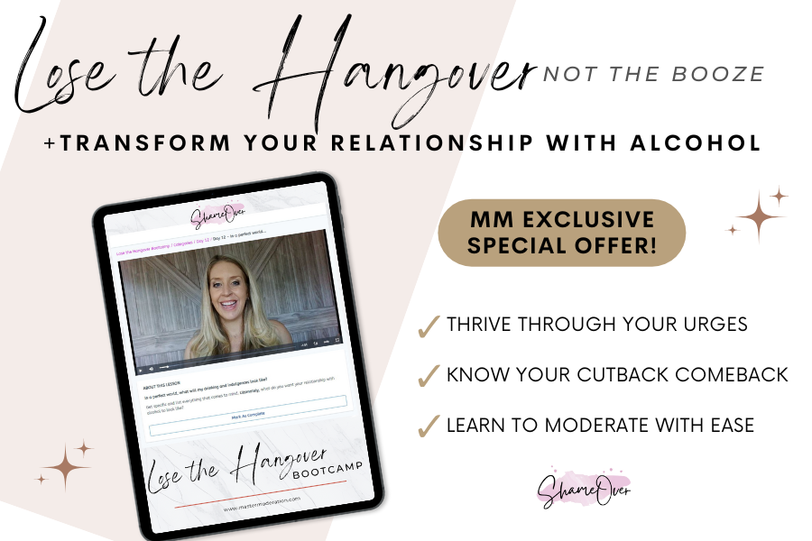 ShameOver: Lose the hangover, not the booze. Transform your relationship with alcohol